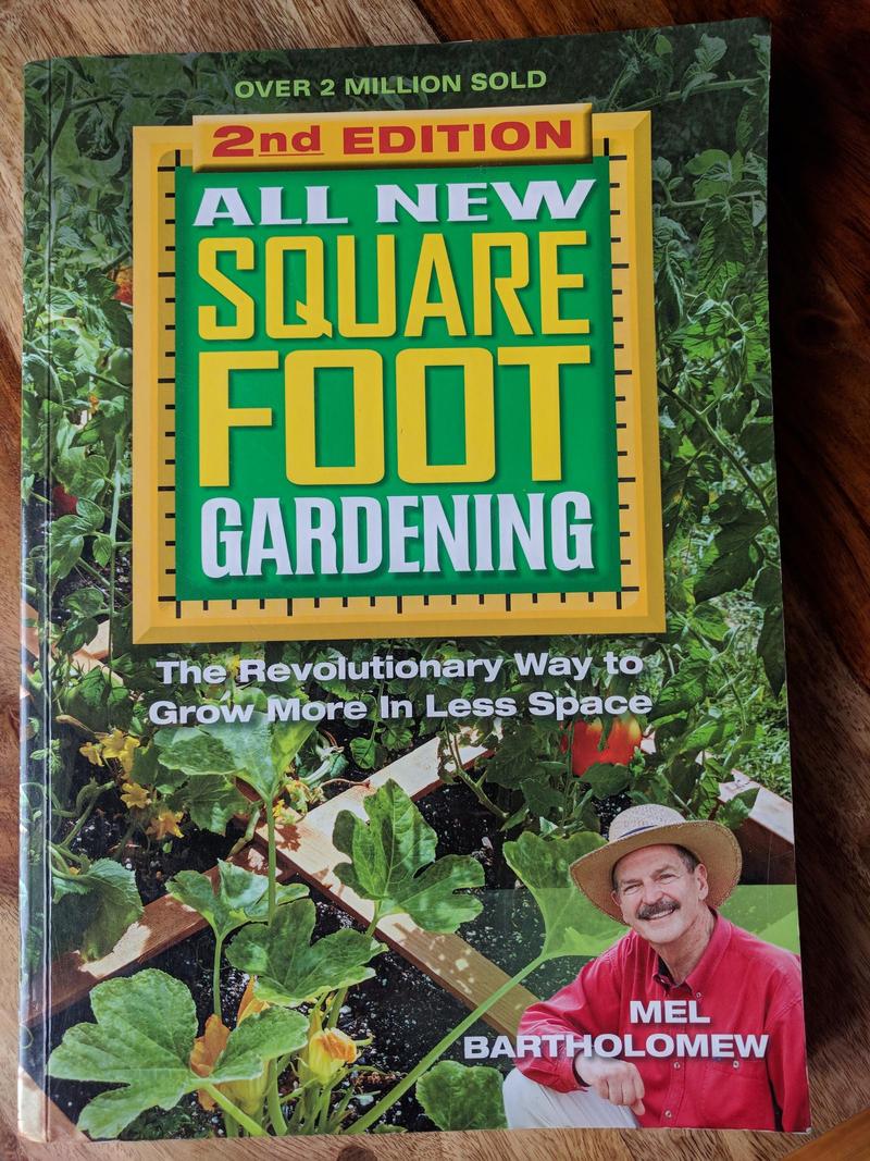 square foot gardening book by mel bartholomew
