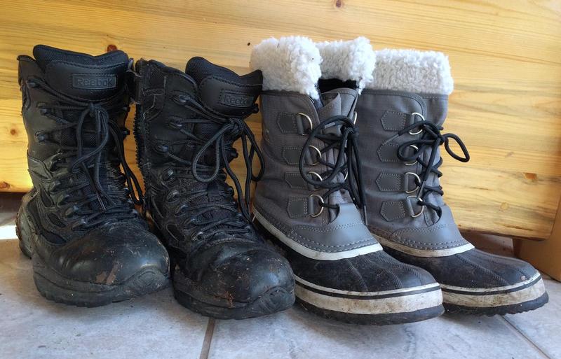 Two pairs of boots