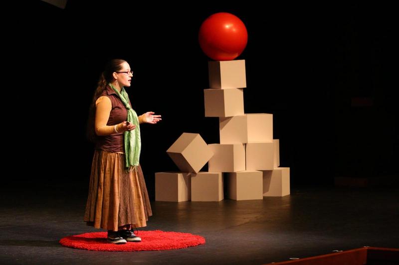 Jacqueline on stage at TEDx Couer d'Alene