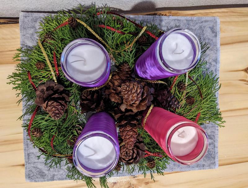 Making Our Own Advent Wreath (Inexpensive and Beautiful!)