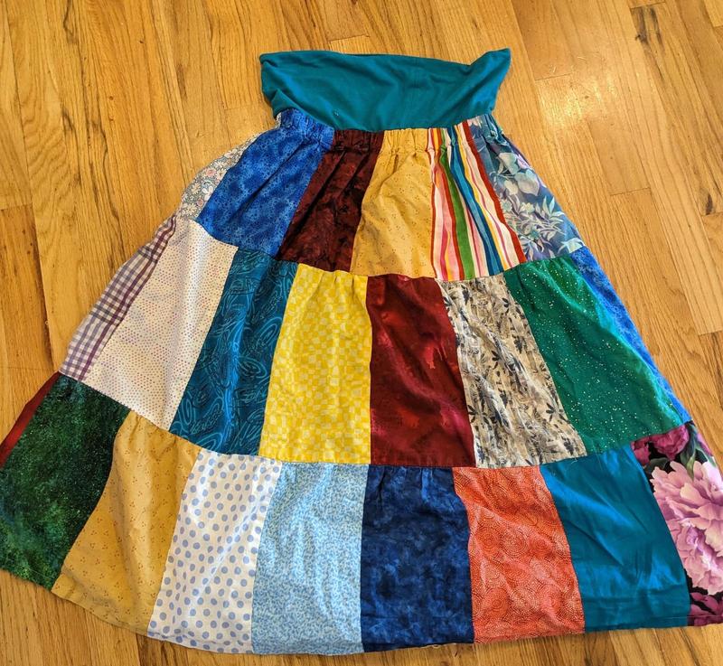 Long skirt hotsell dress quilt pattern